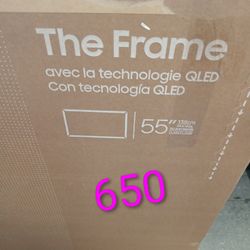 SAMSUNG 55" INCH QLED 4K THE FRAME TV LS03FAD 
