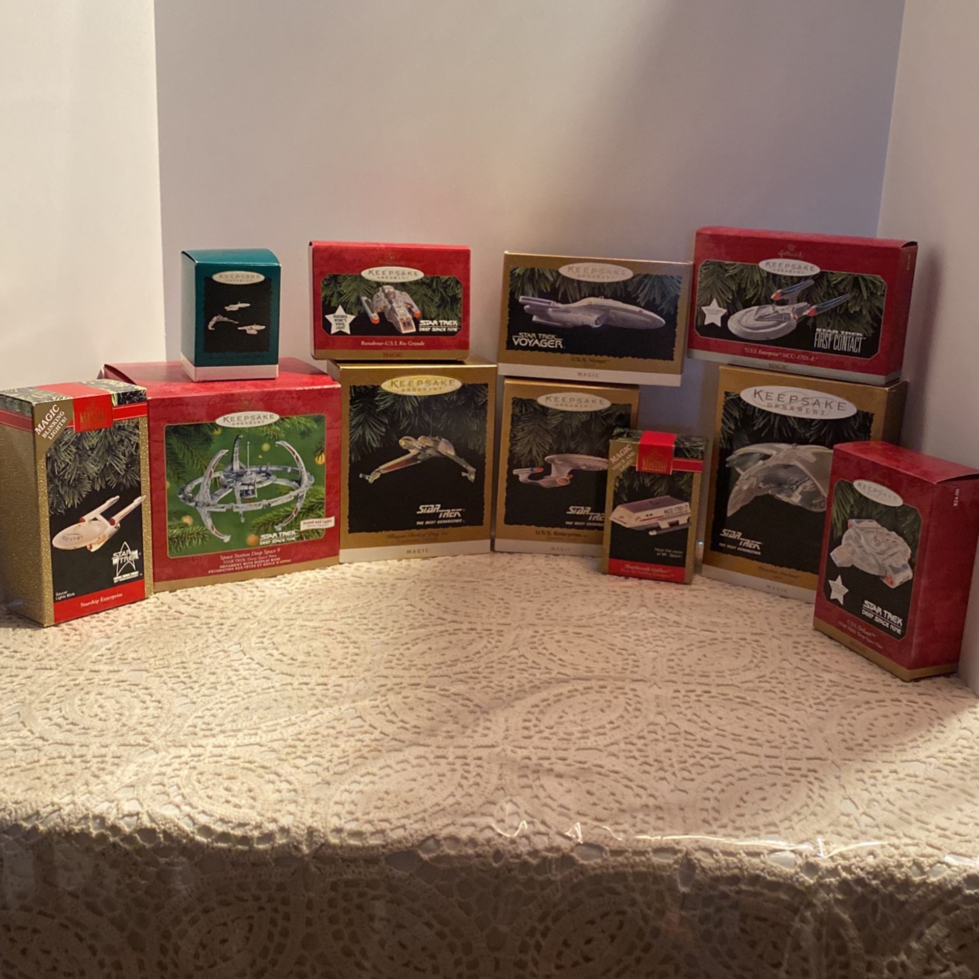 Keepsake Star Trek Ships Ornaments