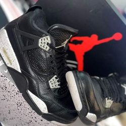Nike Air Jordan 4 Retro Tech Black 