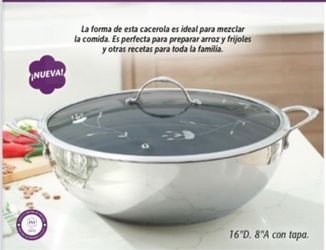 Princess House Cacerola Redonda Con Antiadherente De 9qts Nueva En Caja 📦