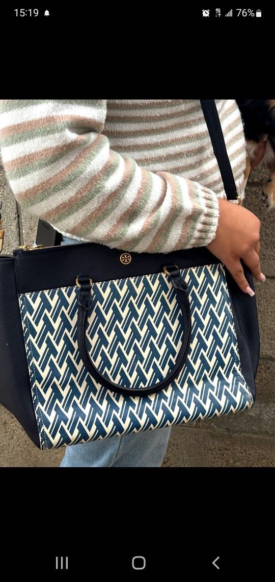 Tory Burch Robinson Double Zip Tote