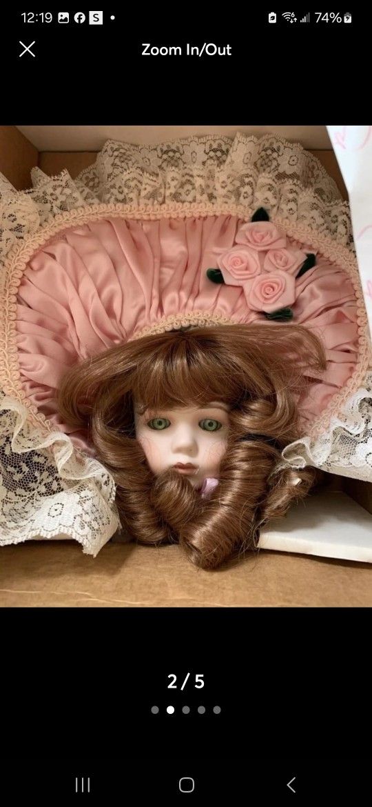 46/500! Marie Osmond Catherine From Wuthering Heights Porcelain 26"