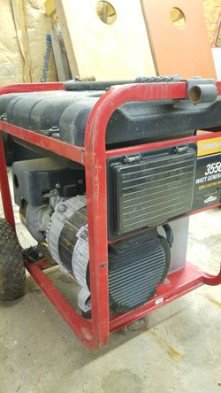 Troy bilt 3550 generator/needs gas valve replaced