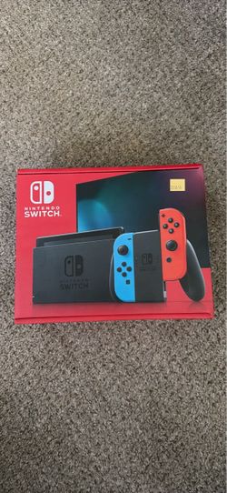 Nintendo Switch Neon Blue and Neon Red Joy-Con Game Console