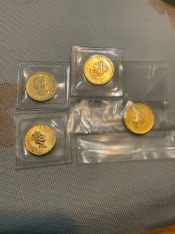 Canada 1/10oz GOLD Maple Leaf coins- assorted