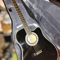 Esteban American Legacy Acoustic Electric Guitar Black