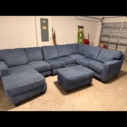 Blue sofa