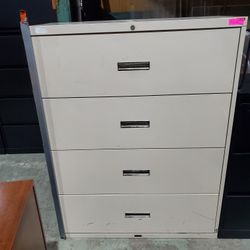 Four Drawer Lateral File Cabinet $100 (Good Condition)