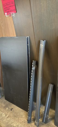 Modern Industrial Display Shelves / Retail Merchandising Units (Qty: 7)