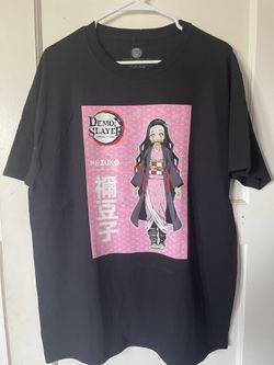 Demon Slayer Shirt, Kimetsu No Yaiba Anime, Nezuko Kamado T-Shirt Size L