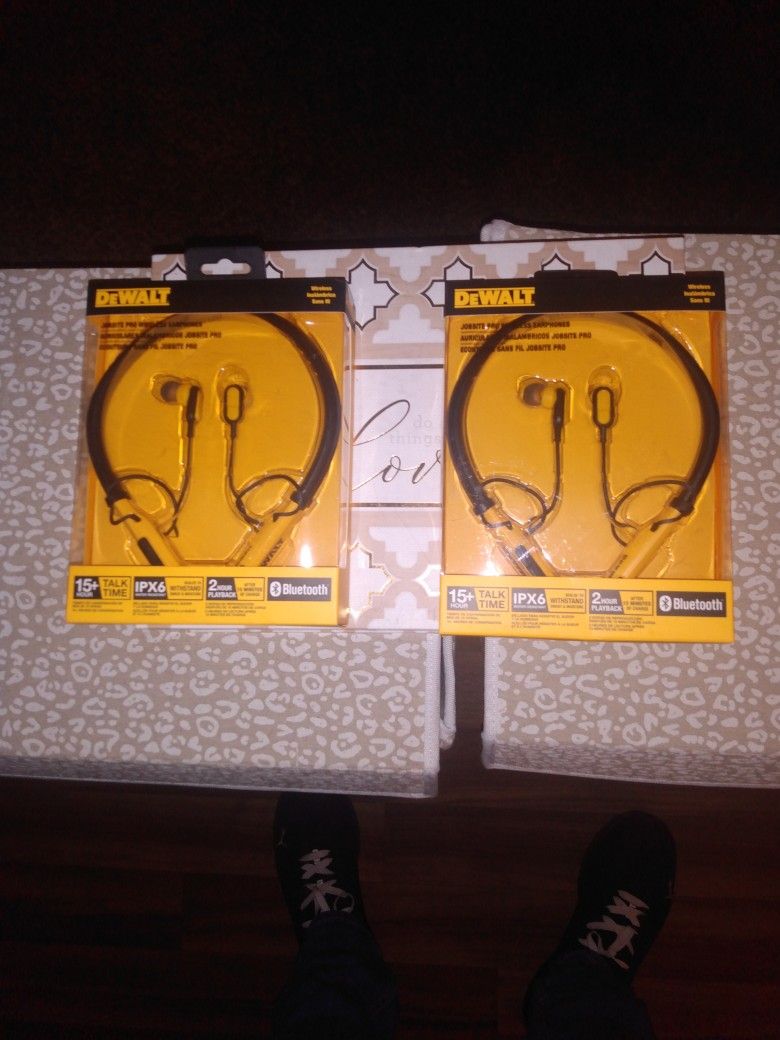 DeWalt~ Bluetooth~ Wireless Headphones