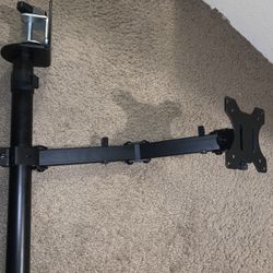 Adjustable Monitor Stand For Single Screen - Heavy Duty