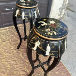 Vintage Asian Plant Stands $167.00 Each