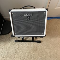 Boss Guitar Amp - Katana 50 MK II (White) [with Amp Stand]