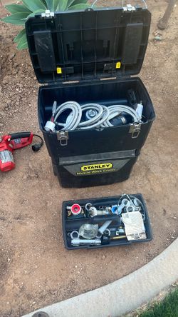 Stanley Tool Box W/ plumbing Items