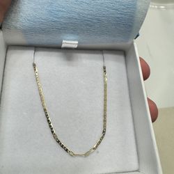 10k Gold Bracelets 7” 1mm