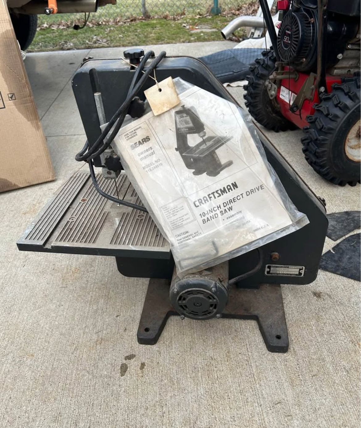 Craftsman 10” Band Saw