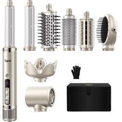 8-in-1 Hair Dryer Brush / Air Styler (Dyson Dupe) – Like New