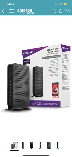 NETGEAR N600 WiFi Cable Modem Router