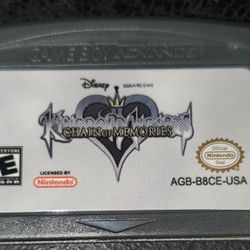 Kingdom Hearts Chain Of Memories Gameboy Advance Game Cartridge 