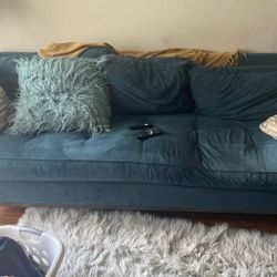 Teal Couch