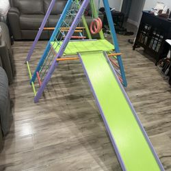 Indoor Slide And Swing