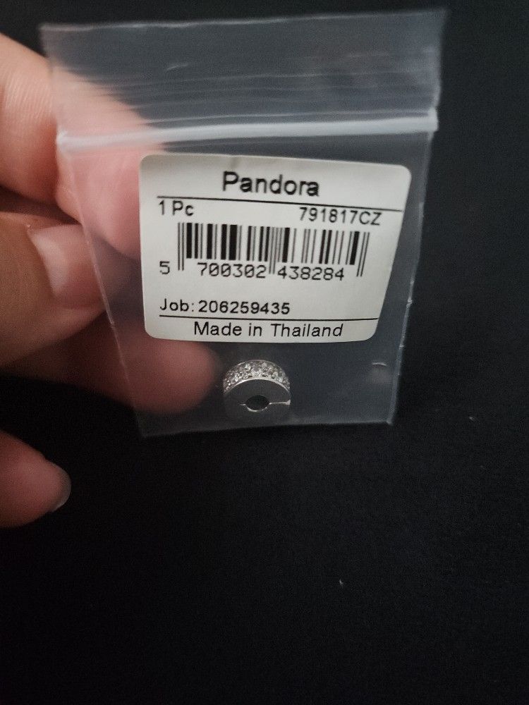 Authentic Pandora Clip Charm Sterling Silver