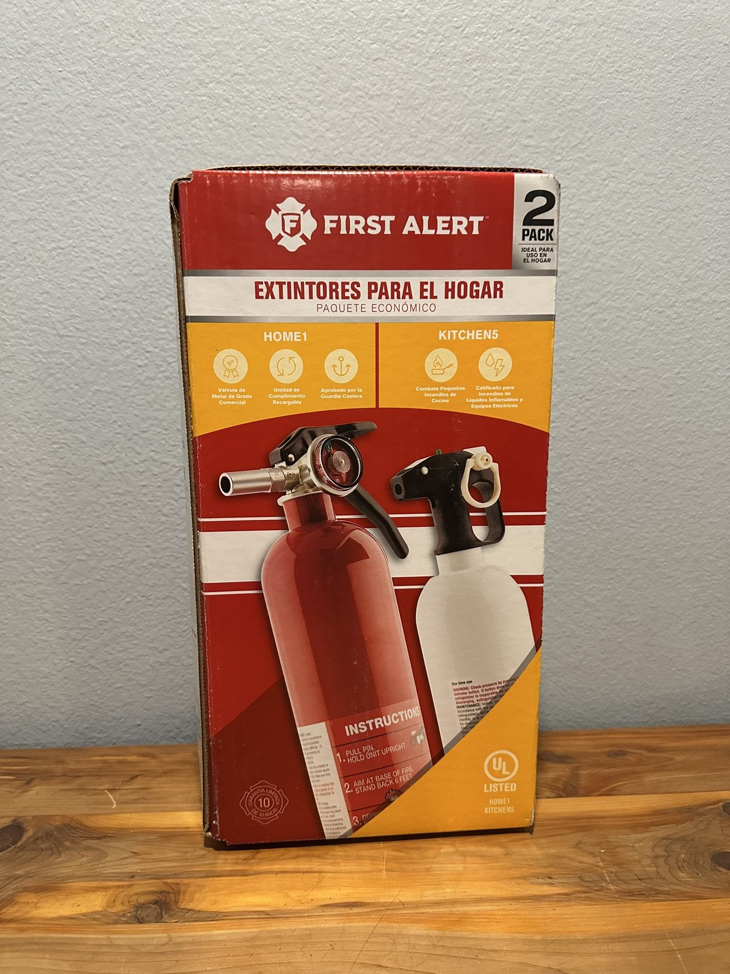 First Alert Fire Extinguisher Home Kit NEW In BOX