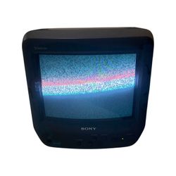 Vintage Sony Trinitron 9” Color TV KV-9PT60 Color CRT for Retro Gaming
