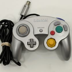 Nintendo GameCube Controller Silver Platinum OEM Original DOL-003