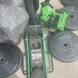 DAYTONA 2 Ton Professional Racing Series Aluminum Floor Jack with RAPID PUMP