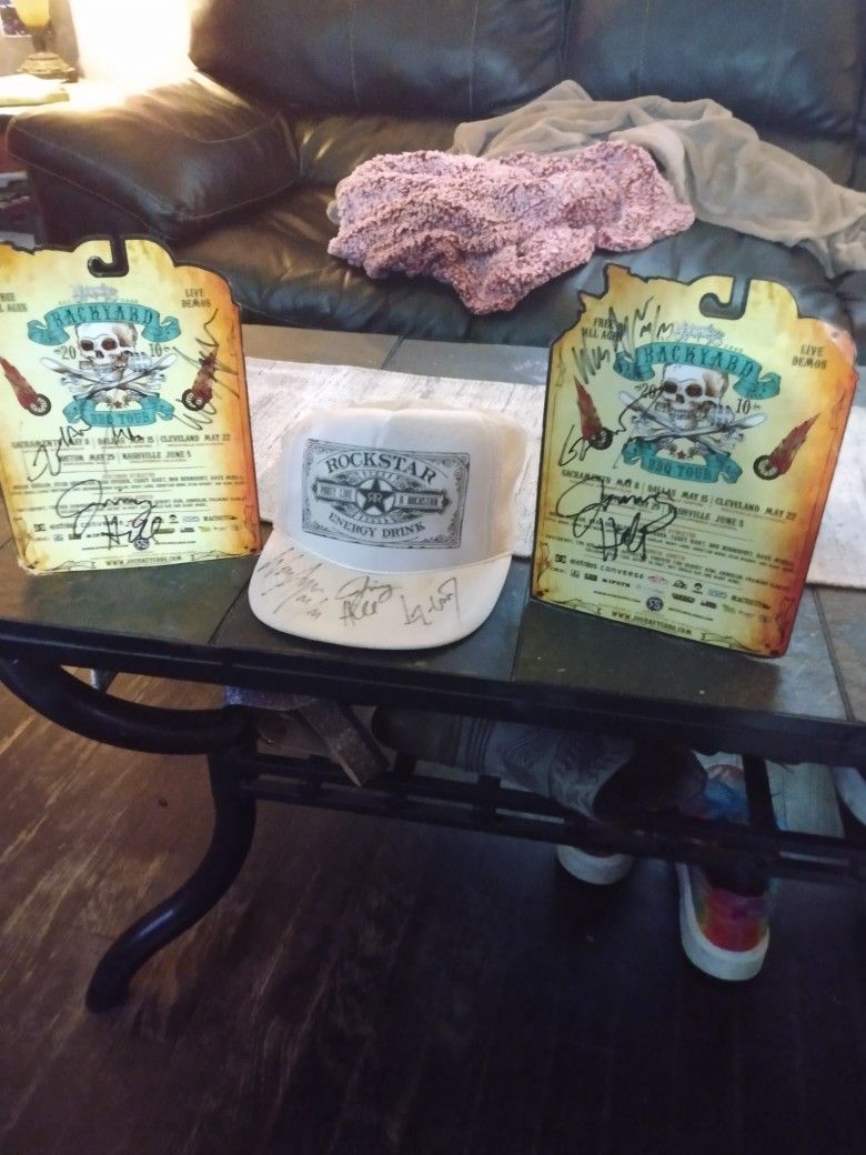 Autographed Toys And Hat