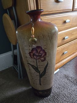 Beautiful tall vase