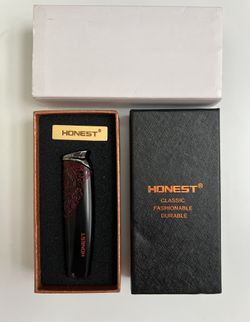 Brand New HONEST Metal Torch Lighter – Never Used, In Box