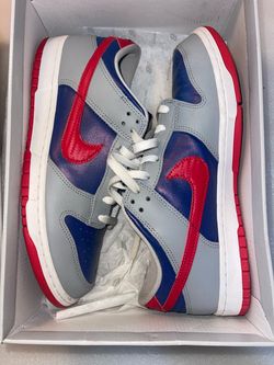 Nike Dunk Low Samba 2020 CZ2667-400 Men's Size 11 Grey Blue Red