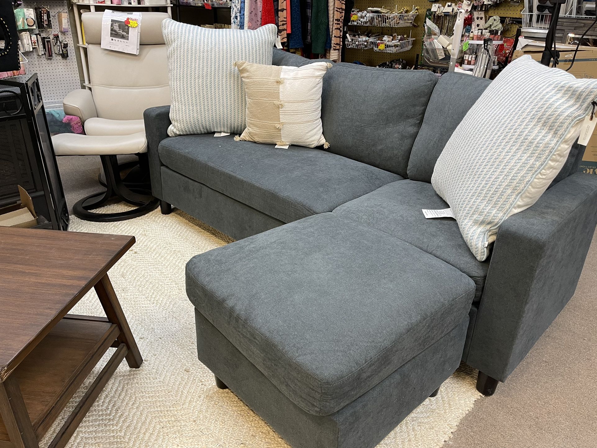 Sofa With Ottoman New 