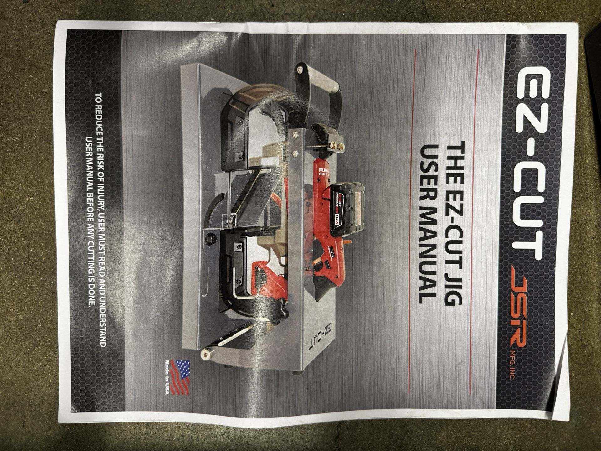 Ez-Cut Jig For Milwaukee Bandsaw