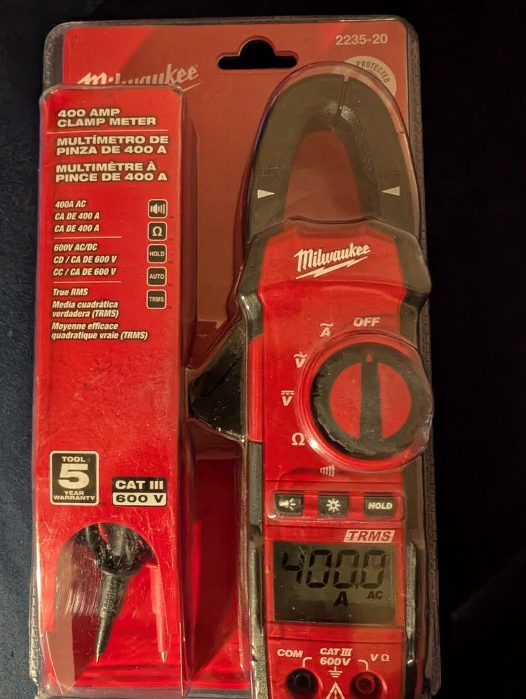 Milwaukee 400amp Clamp Meter 2235-20