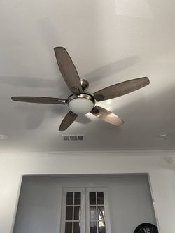 Ceiling fans and light fixtures