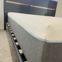 King suite Modern bedroom set with 12” Gel infused Hybrid mattresses