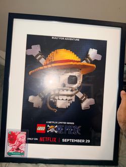SDCC 2026 one piece Lego poster / one piece promo