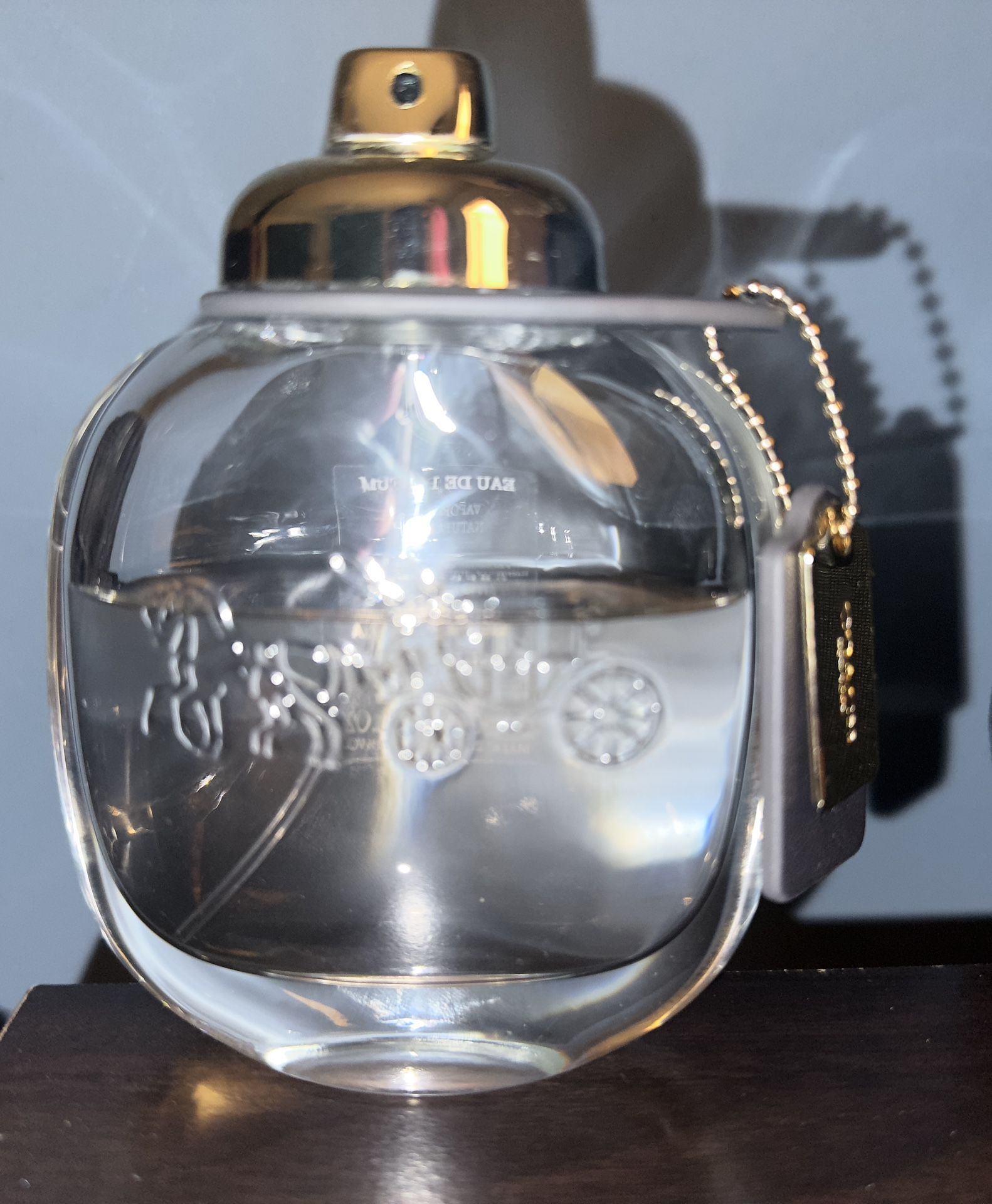 COACH NEW YORK BY COACH PERFUME WOMEN 3.0 OZ (90 ML) EDP (EAU DE PARFUM) 75% Full