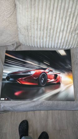 McLaren Car Poster