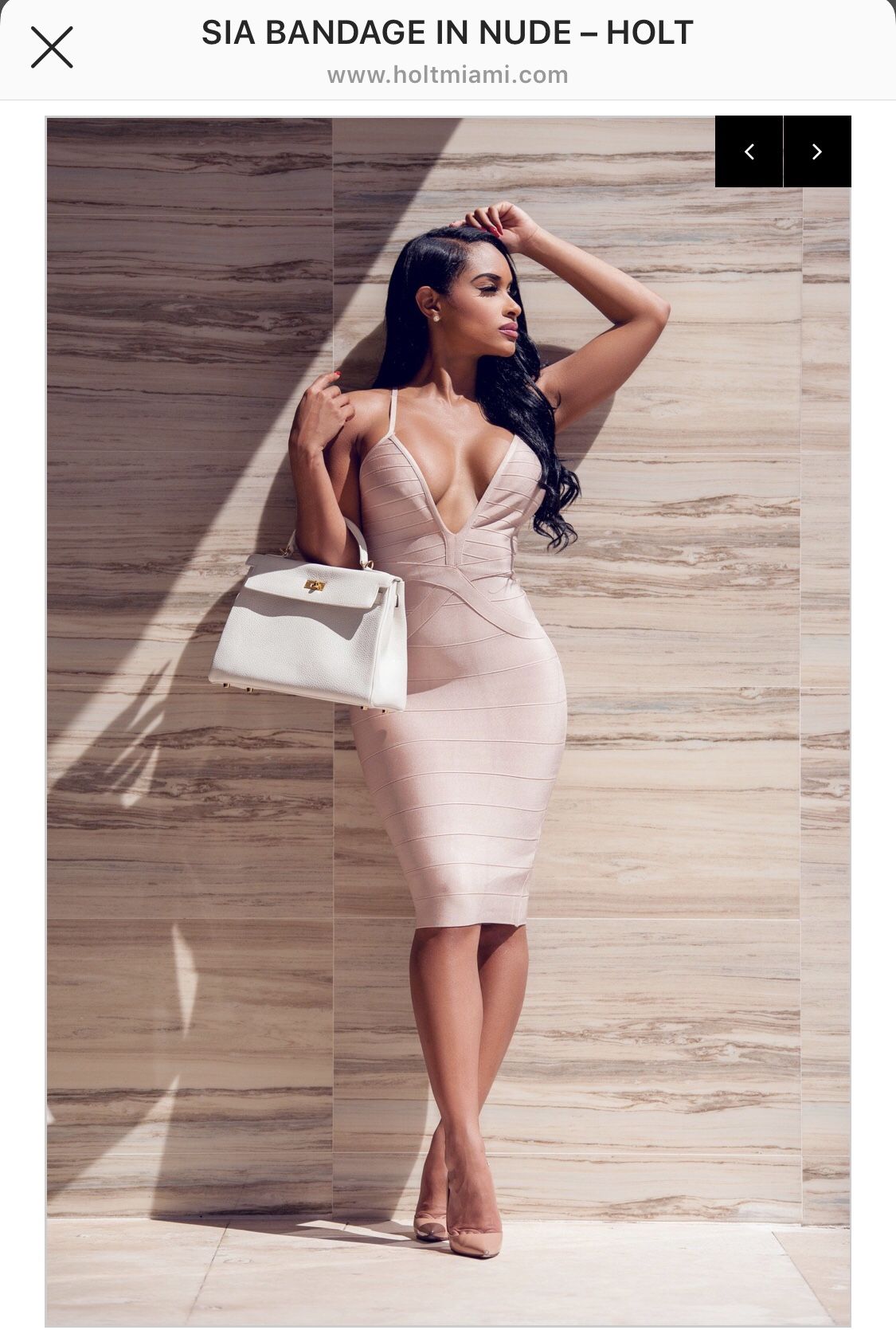 Holt Miami bandage dress M
