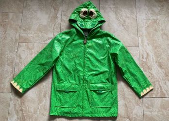 Disney Store The Good Dinosaur 🦖 🦕 Rain Coat Jacket Size 7/8 Brand New No Tag