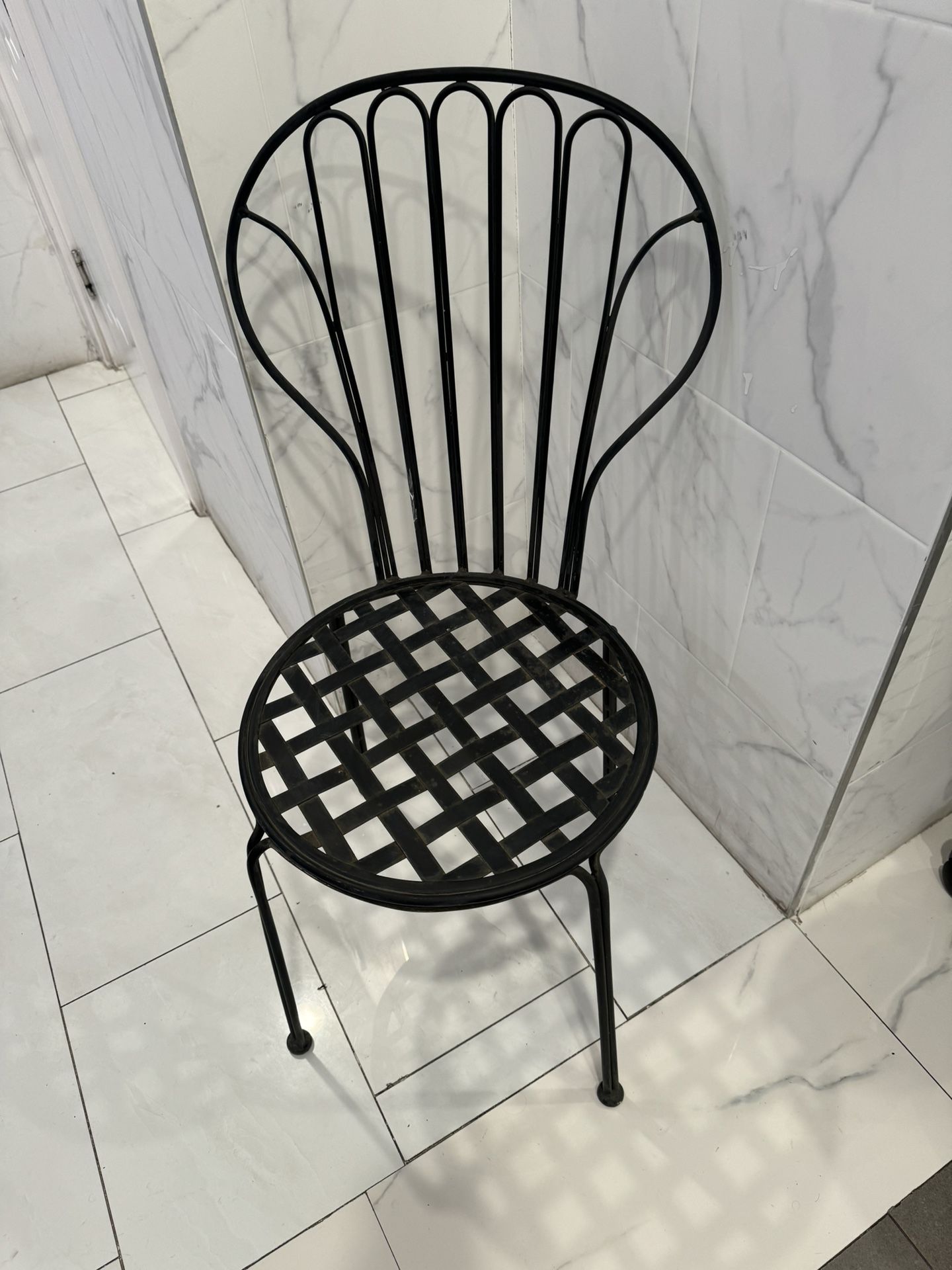 Solid  Iron Chair