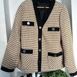 Cardigan Tweed Lane Bryant Size 14 / Size L