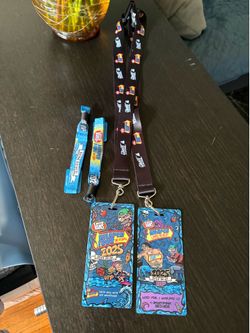 2025 Long Beach Warped Tour Lanyards + Wristbands FOR SENTIMENTAL PURPOSES ONLY