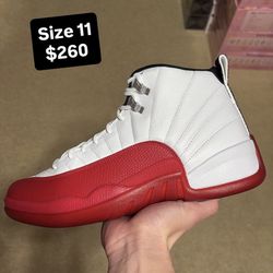 Size 11 - Air Jordan 12 Cherry White Red
