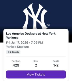 Dodgers vs Yankees